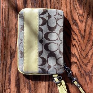 Coach wristlet